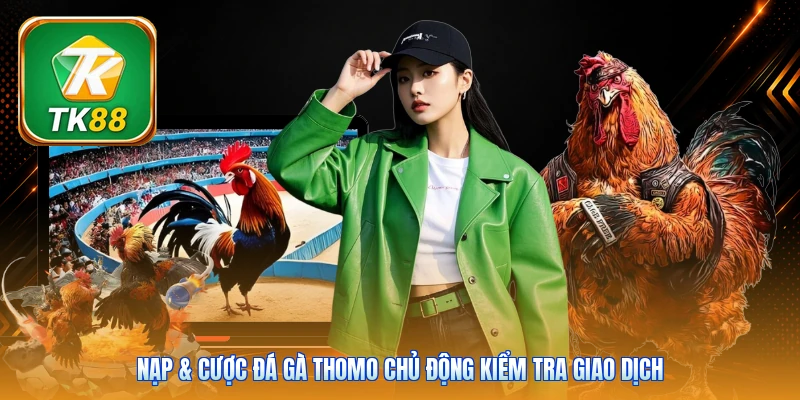 Nạp & cược đá gà Thomo Tk88 | 3 bước - Xử lý siêu nhanh Nạp & cược đá gà Thomo chủ động kiểm tra giao dịch
