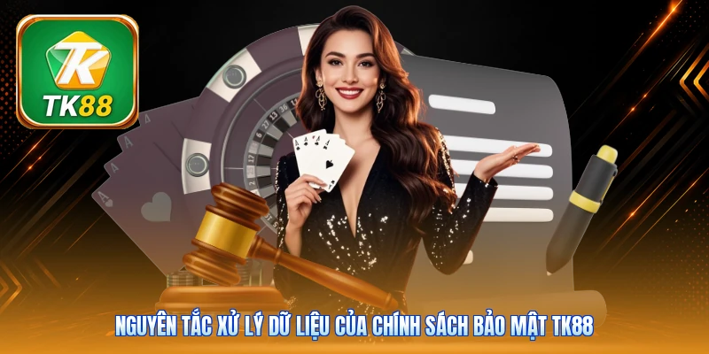 Nguyên tắc xử lý dữ liệu của chính sách bảo mật Tk88